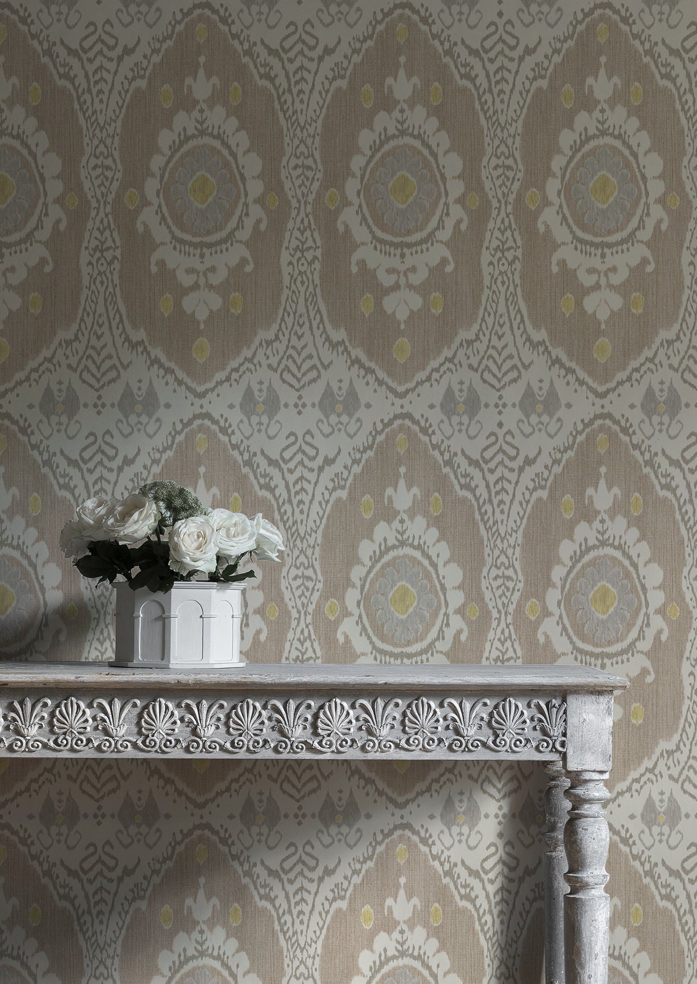 Bukhara Wallpaper - Pink - Lewis & Wood