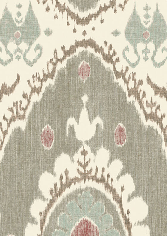 Bukhara Wallpaper - Gray - Lewis & Wood