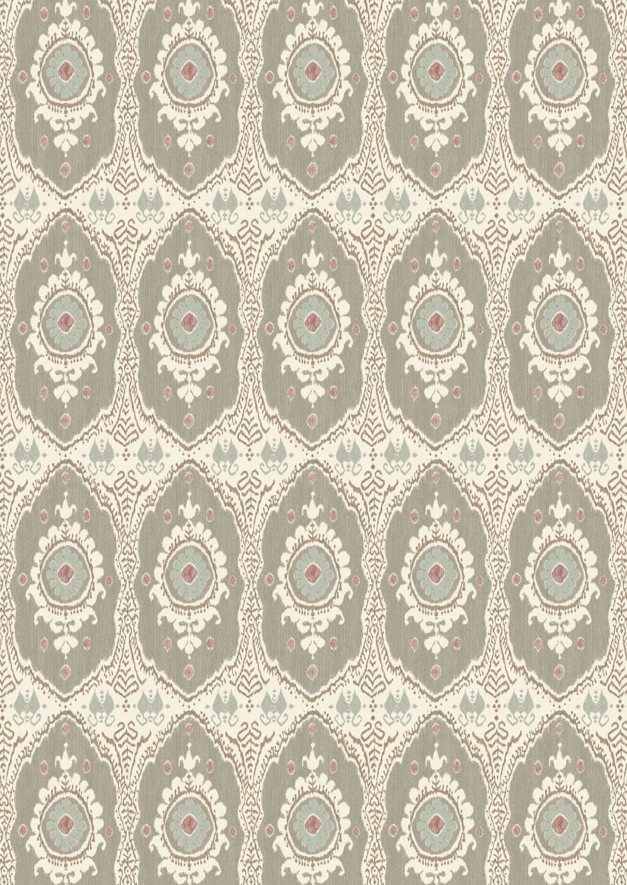 Bukhara Wallpaper - Gray - Lewis & Wood