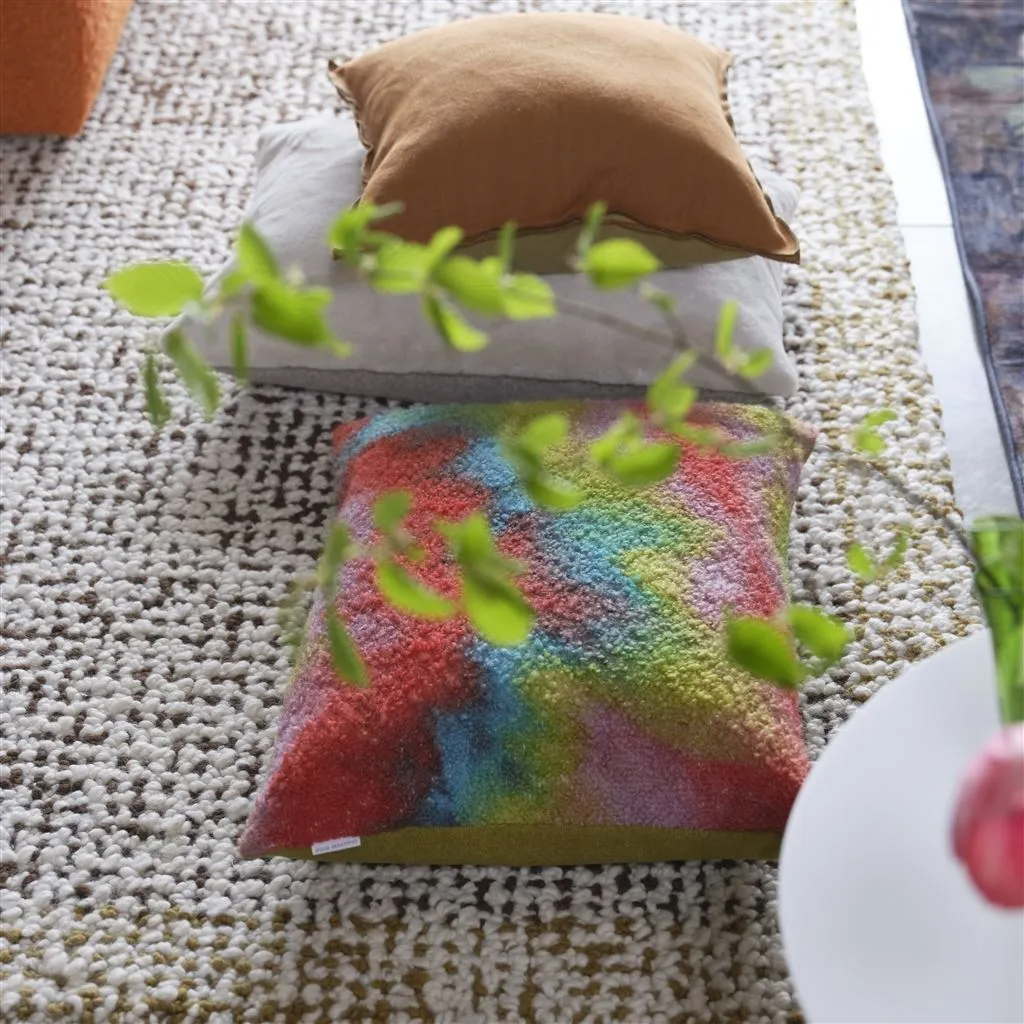 Herdwick Chalk Faux Fur Cushion - Designers Guild