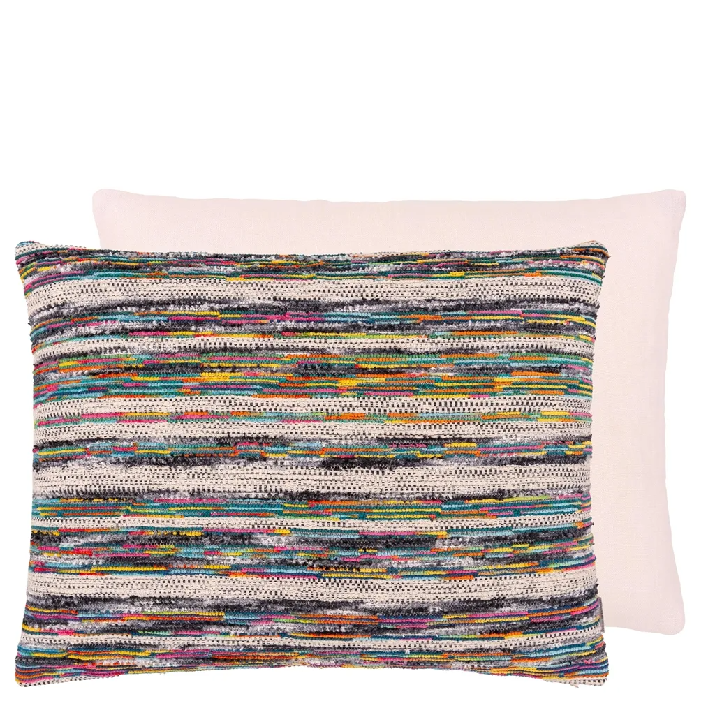 Zanshi Fuchsia Chenille Cushion - Designers Guild