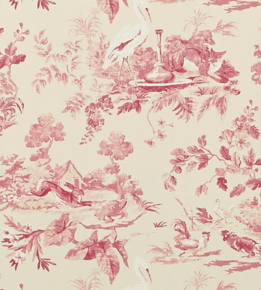 Aesop’s Fables Wallpaper - Pink