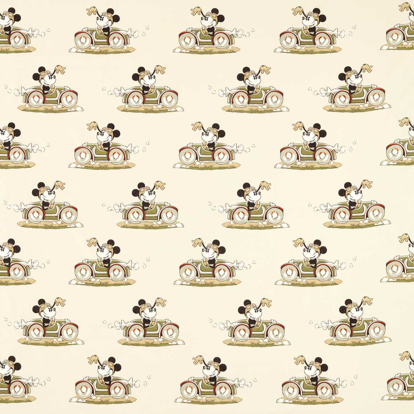 Minnie On The Move Babyccino Fabric