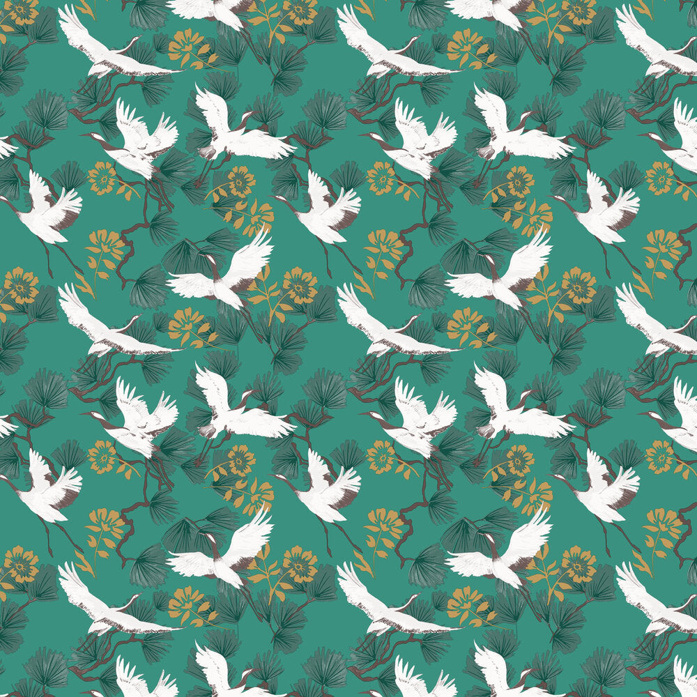 Demoiselle Wallpaper - Green