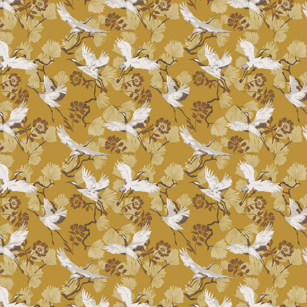 Demoiselle Wallpaper - Yellow