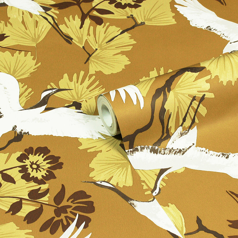 Demoiselle Wallpaper - Yellow