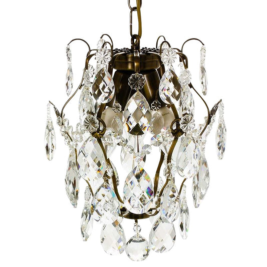 Dark Brass Baroque Chandelier