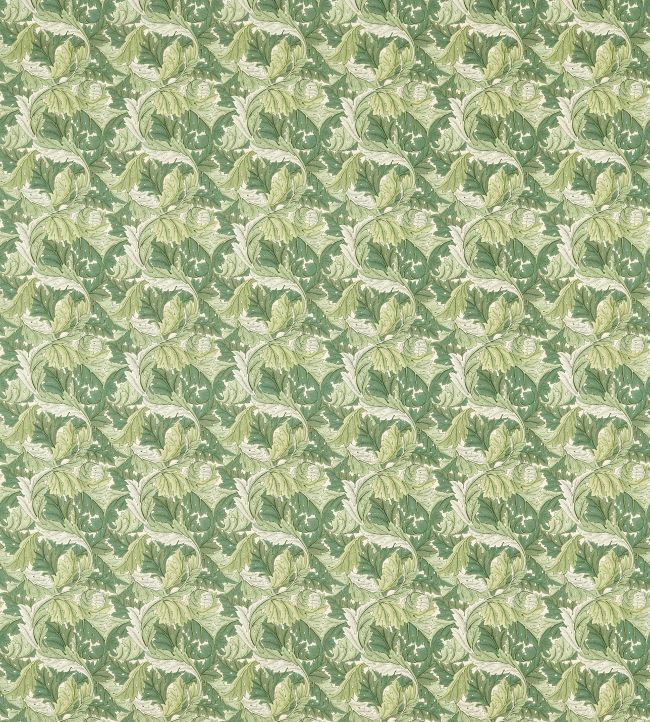 Acanthus Fabric - Green - Clarke & Clarke - William Morris