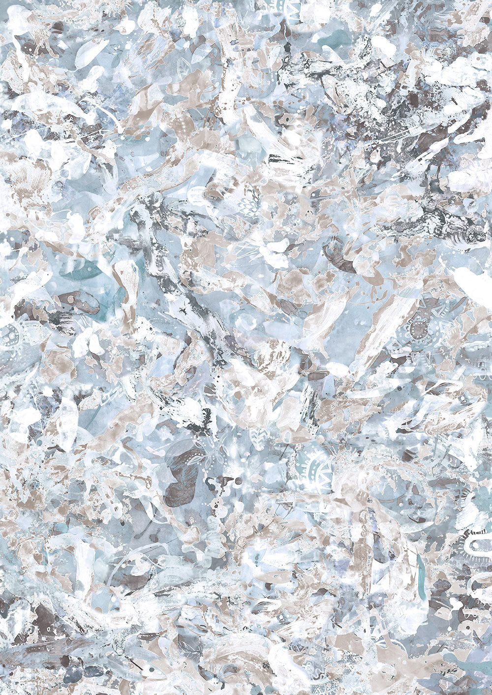 Force 9 Wallpaper - Blue - Lewis & Wood