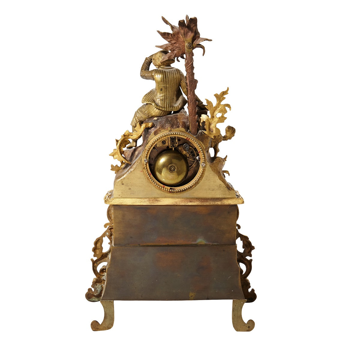 Japy Freres Mantel Clock - back