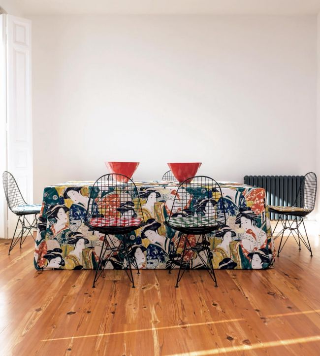 Matsuyama Velvet Fabric - Multicolor - Gaston y Daniela