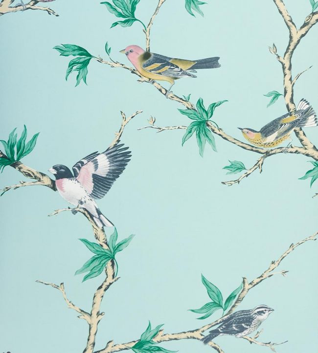 Villa Fiori Wallpaper - Blue - Gaston y Daniela