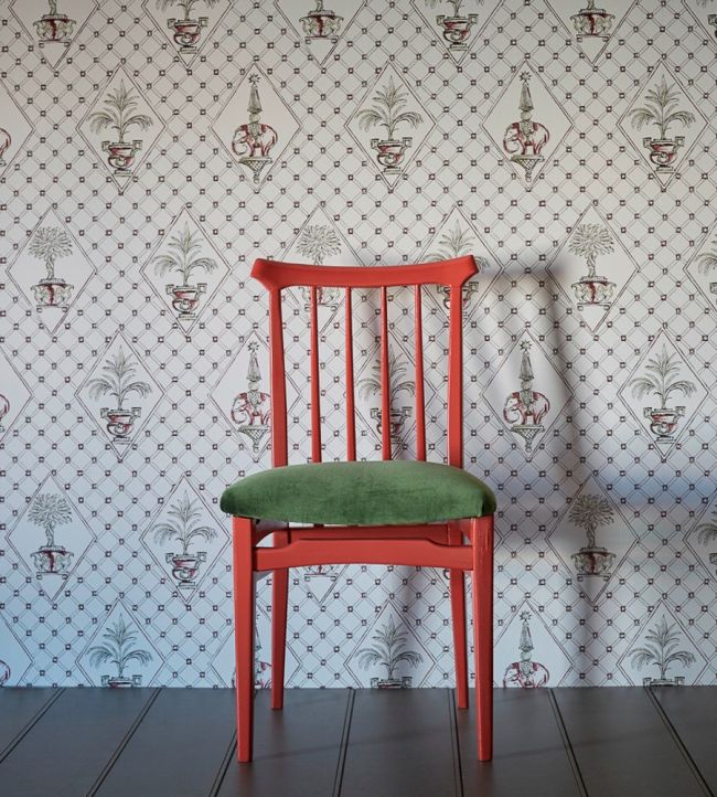 Liborita Wallpaper - Silver - Gaston y Daniela