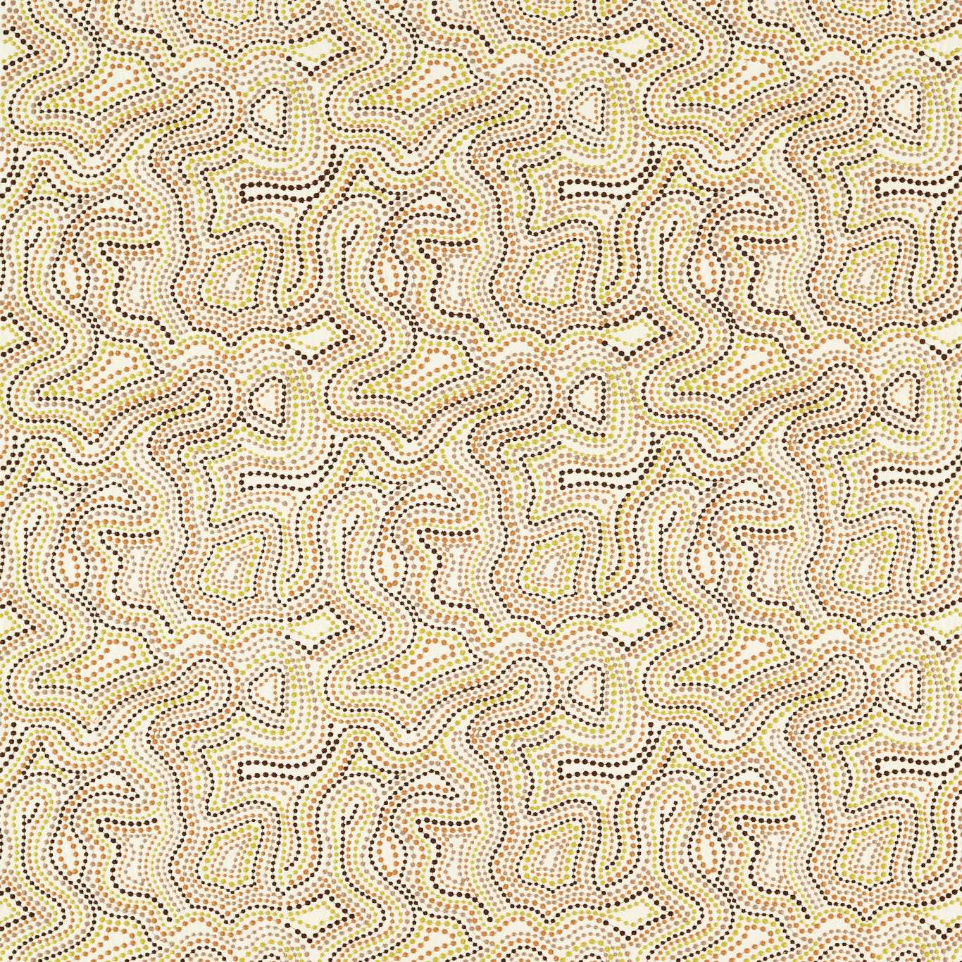 Sunstone Fabric - Positano/Chocolate/Pistachio