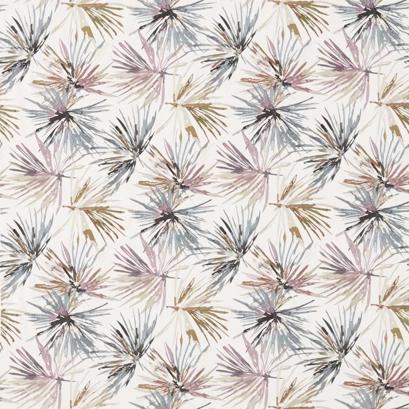 Aucuba Fabric - Paprika/Ochre