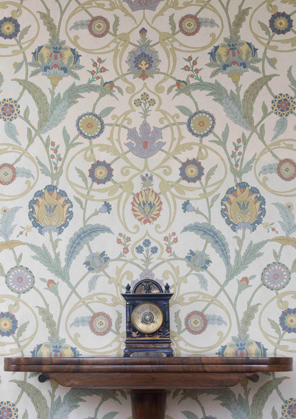 Ipek Damask Room Wallpaper - Cream