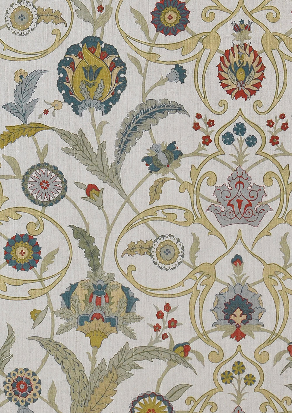 Ipek Damask Wallpaper - Cream