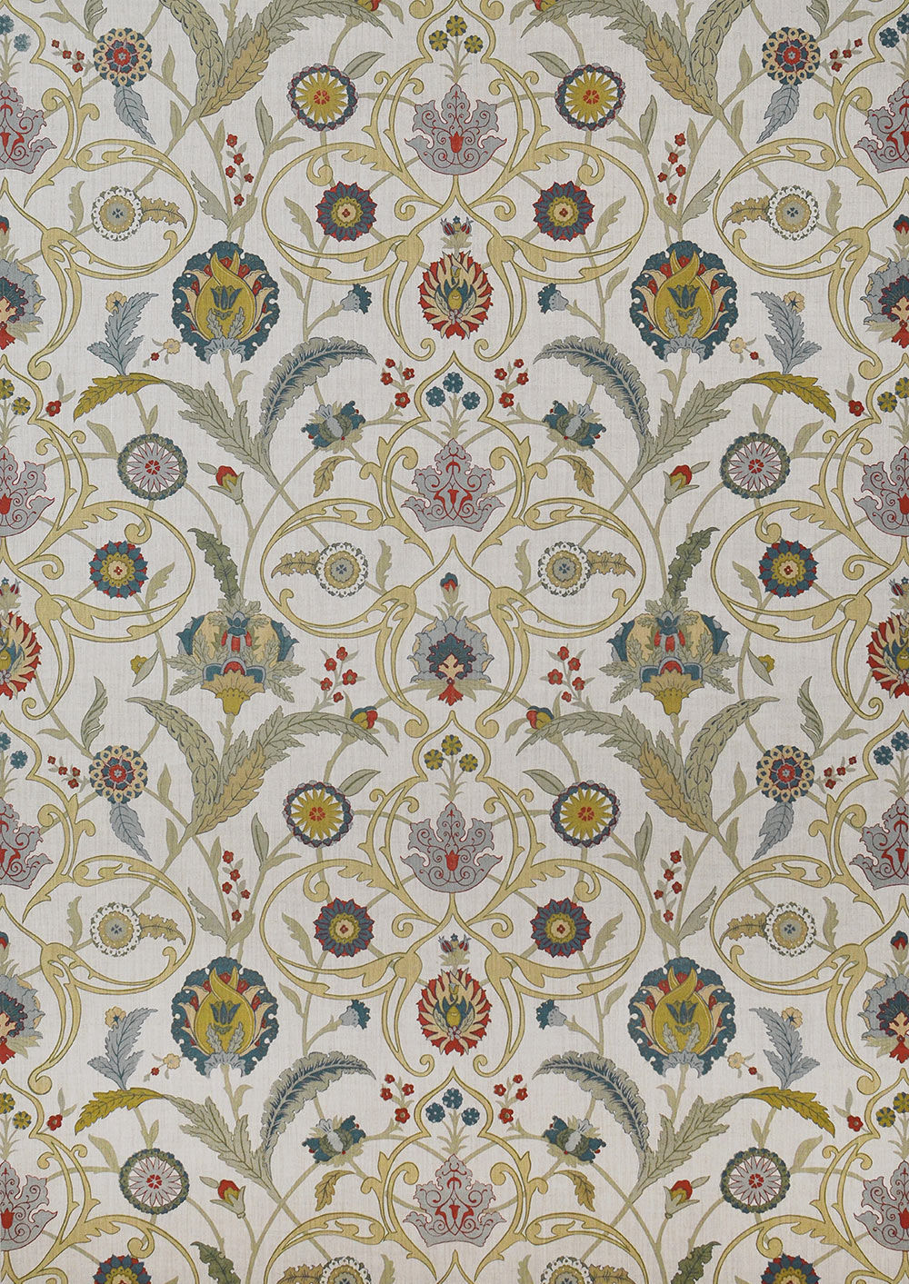 Ipek Damask Room Wallpaper - Cream