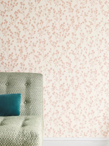 Ines Room Wallpaper - Pink