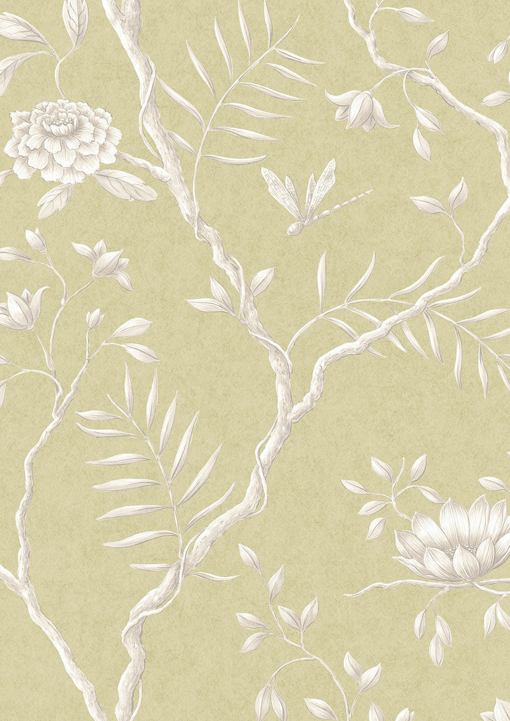 Jasper Peony Wallpaper - Sand
