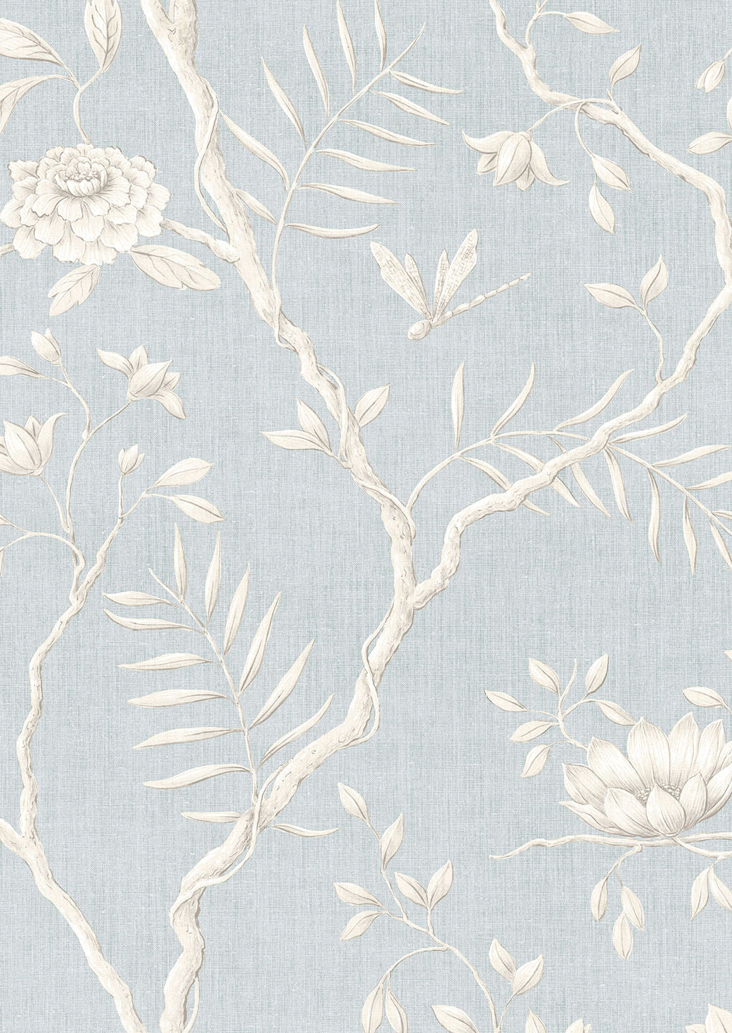 Jasper Peony Wallpaper - Blue