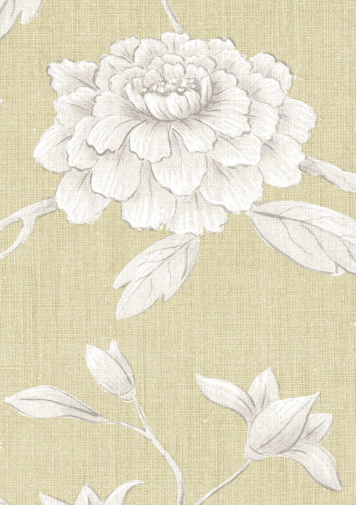 Jasper Peony Room Wallpaper - Sand