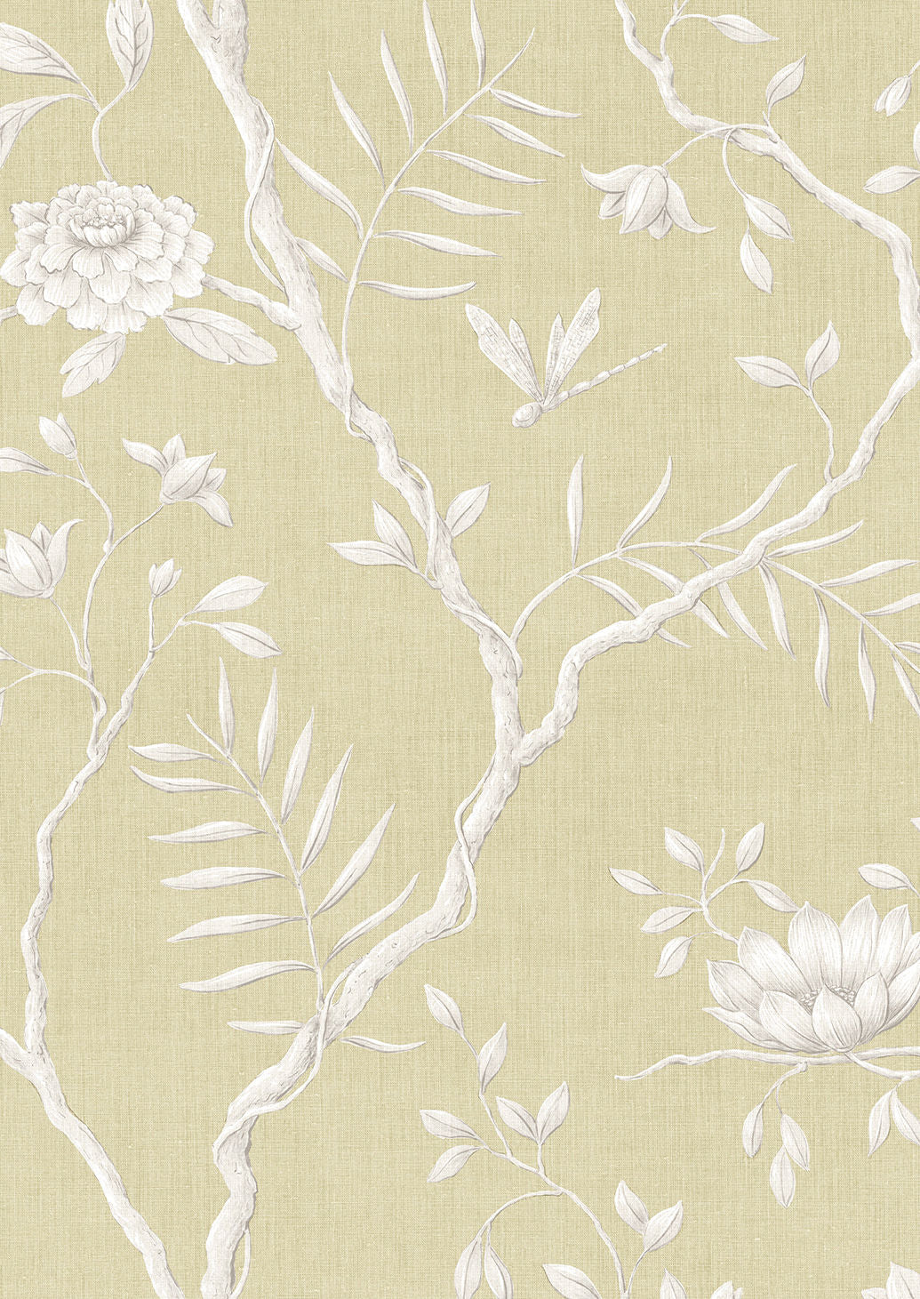 Jasper Peony Wallpaper - Sand