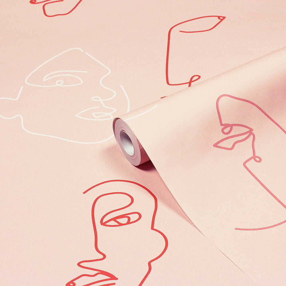 Kindred Wallpaper - Pink