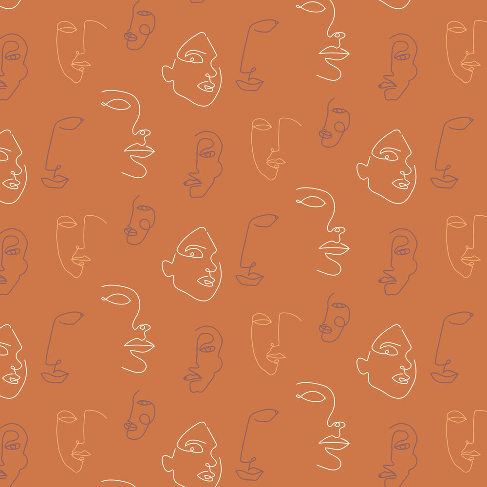 Kindred Wallpaper - Orange