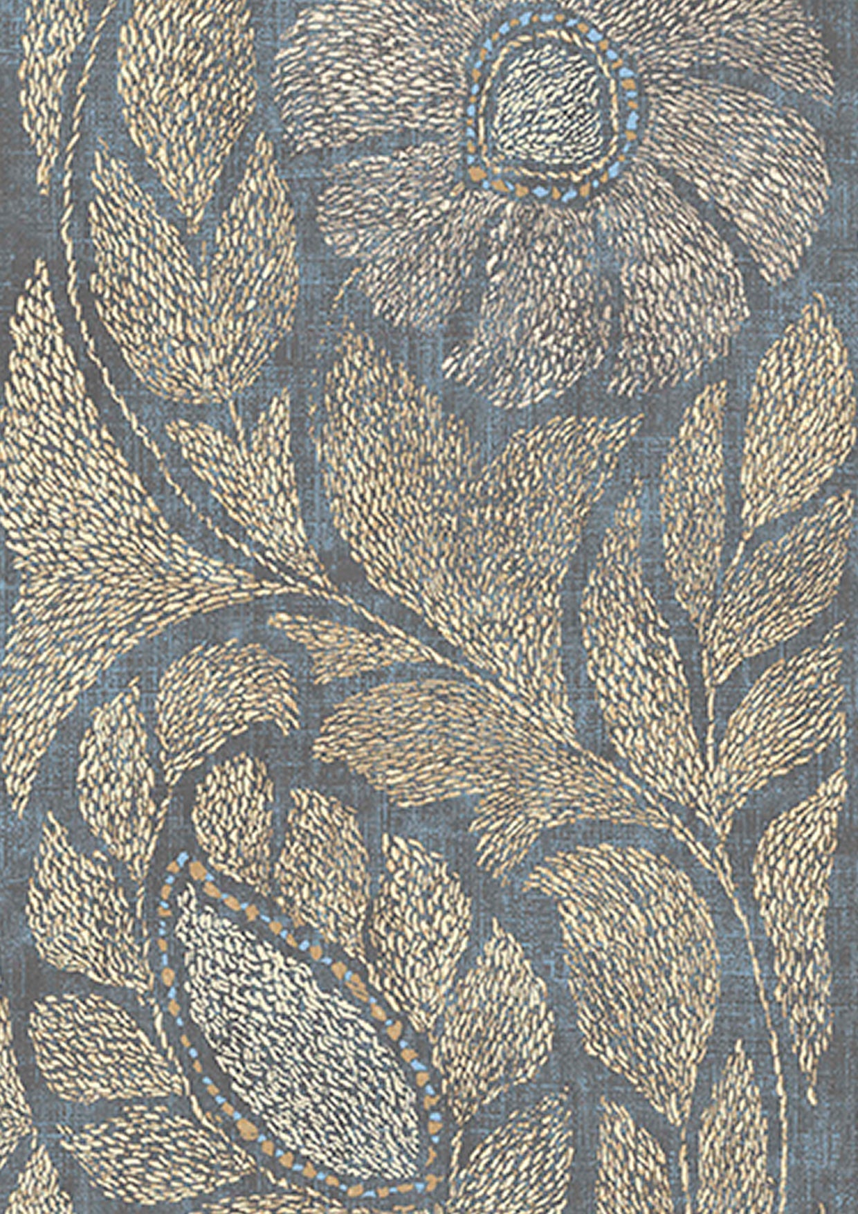 Kashmiri Lavender Wallpaper - Lewis & Wood