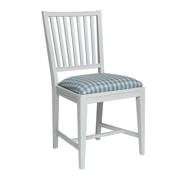 Leksand Wooden Chair with Upholstered Seat - side detail