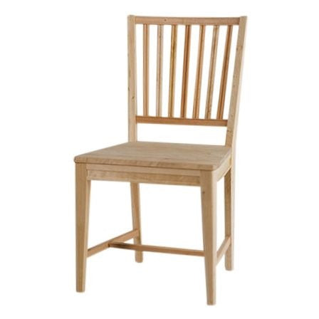Leksand Chair with Wooden Seat - in wood