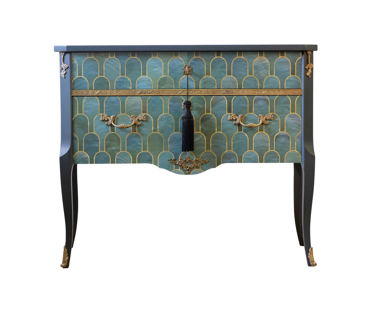 خزانة لويس الخامس عشر ذات سطح رخامي