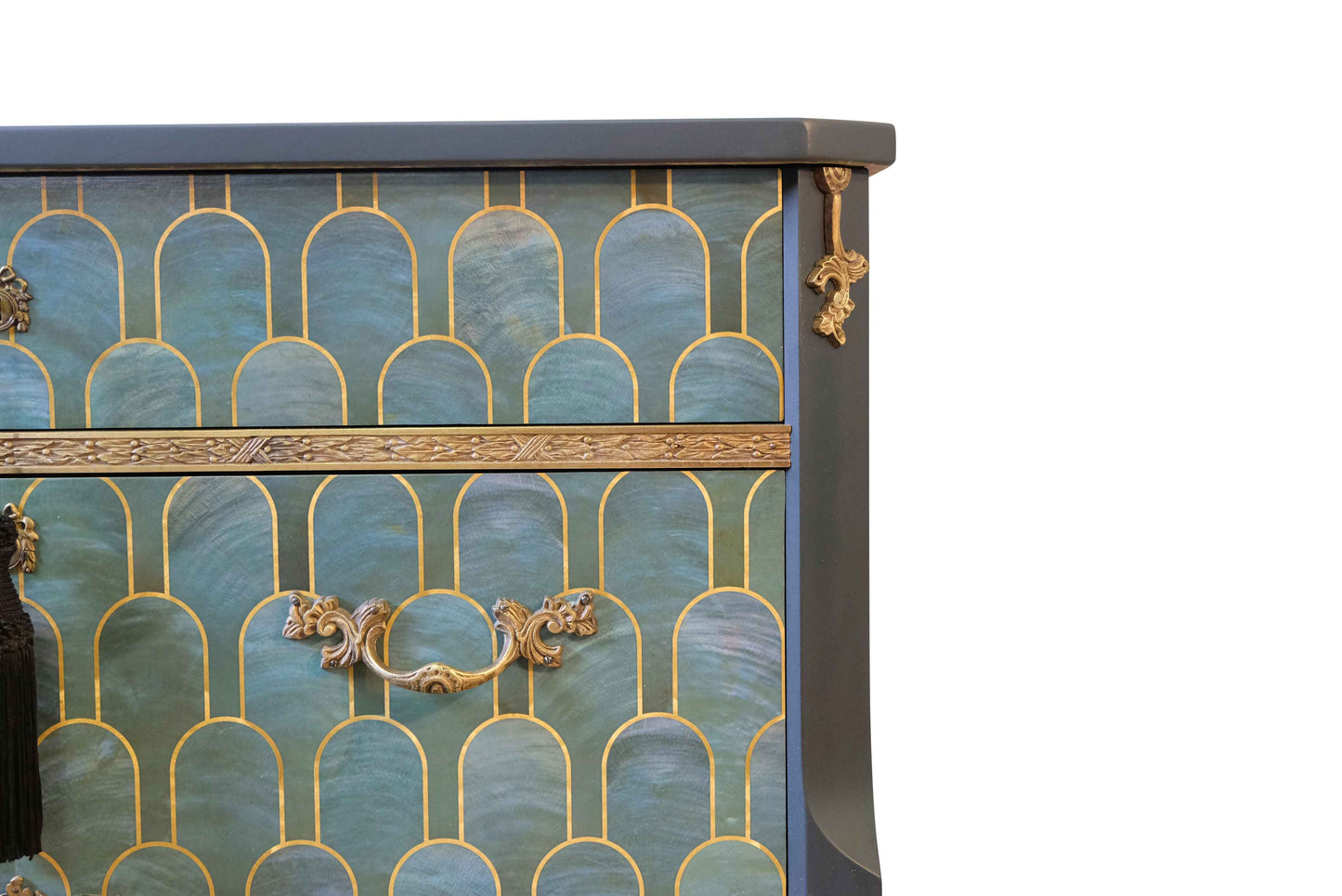 خزانة لويس الخامس عشر ذات سطح رخامي (زوج)