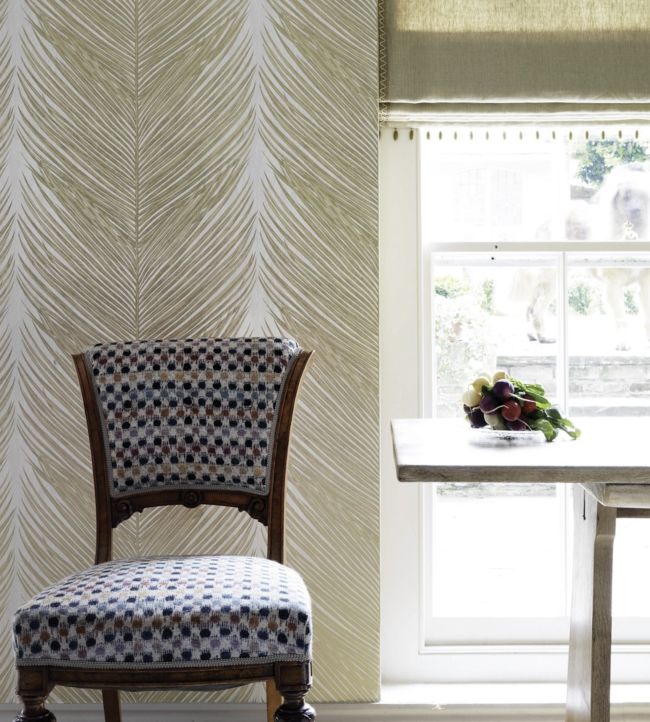 Mey Fern Room Wallpaper - Green