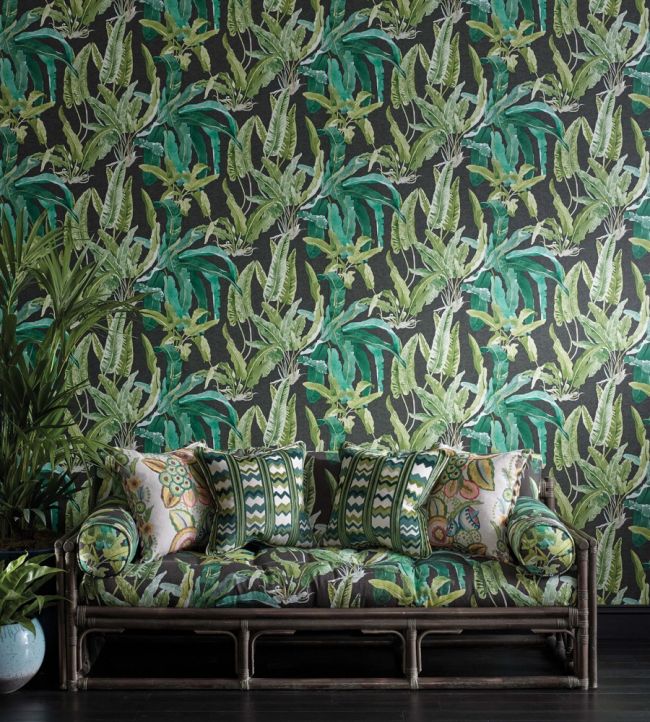 Benmore Room Wallpaper - Green