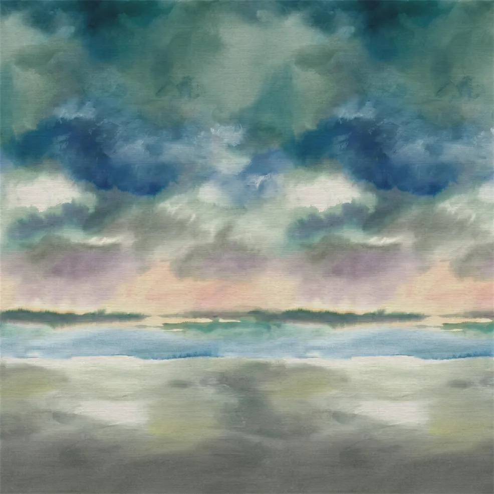 Paysage Marin Grasscloth Sky Wallpaper