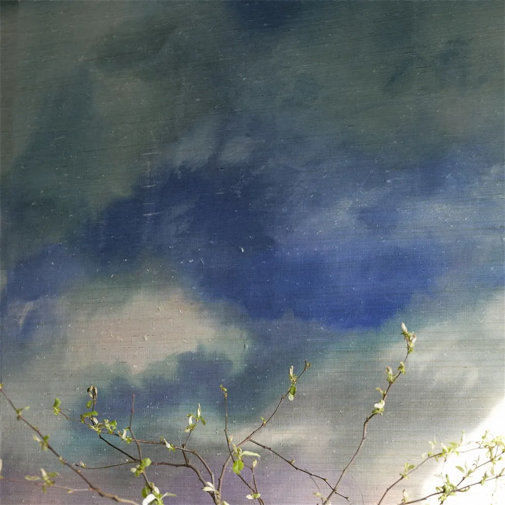 Paysage Marin Grasscloth Sky Room Wallpaper