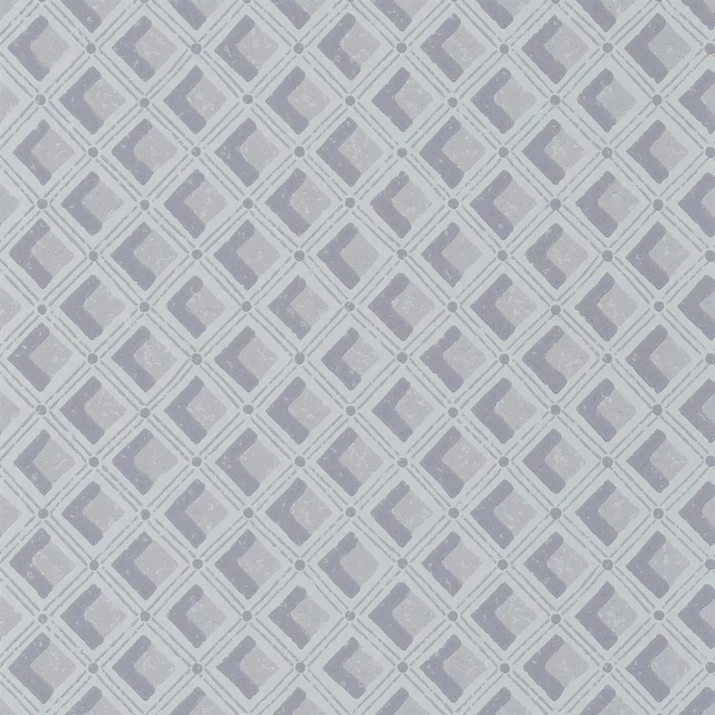Amsee Geometric Wallpaper - Blue