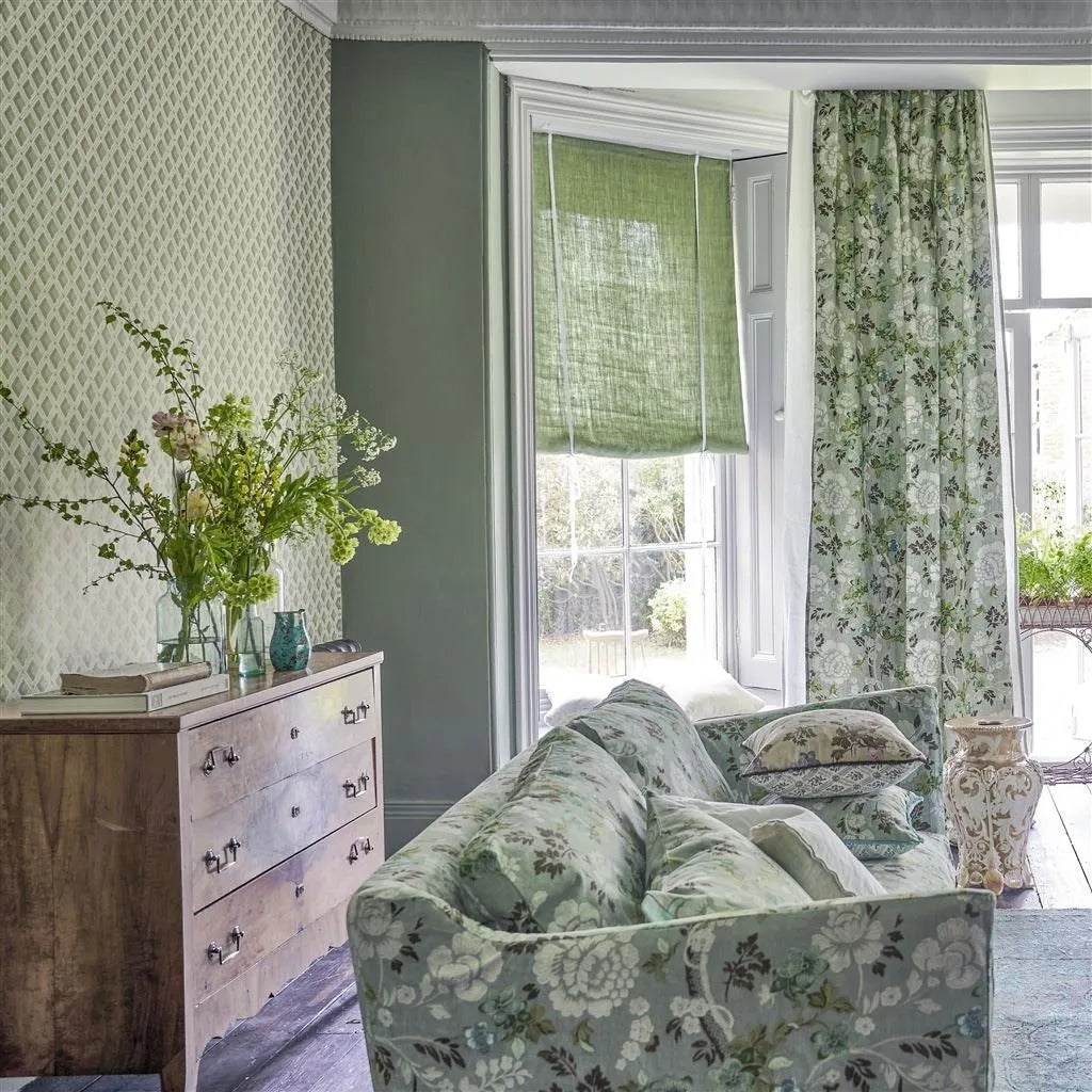 Amsee Geometric Room Wallpaper - Green