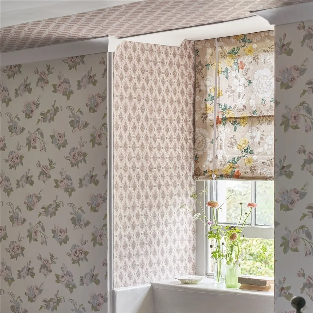 Craven Street Flower Room Wallpaper - Green
