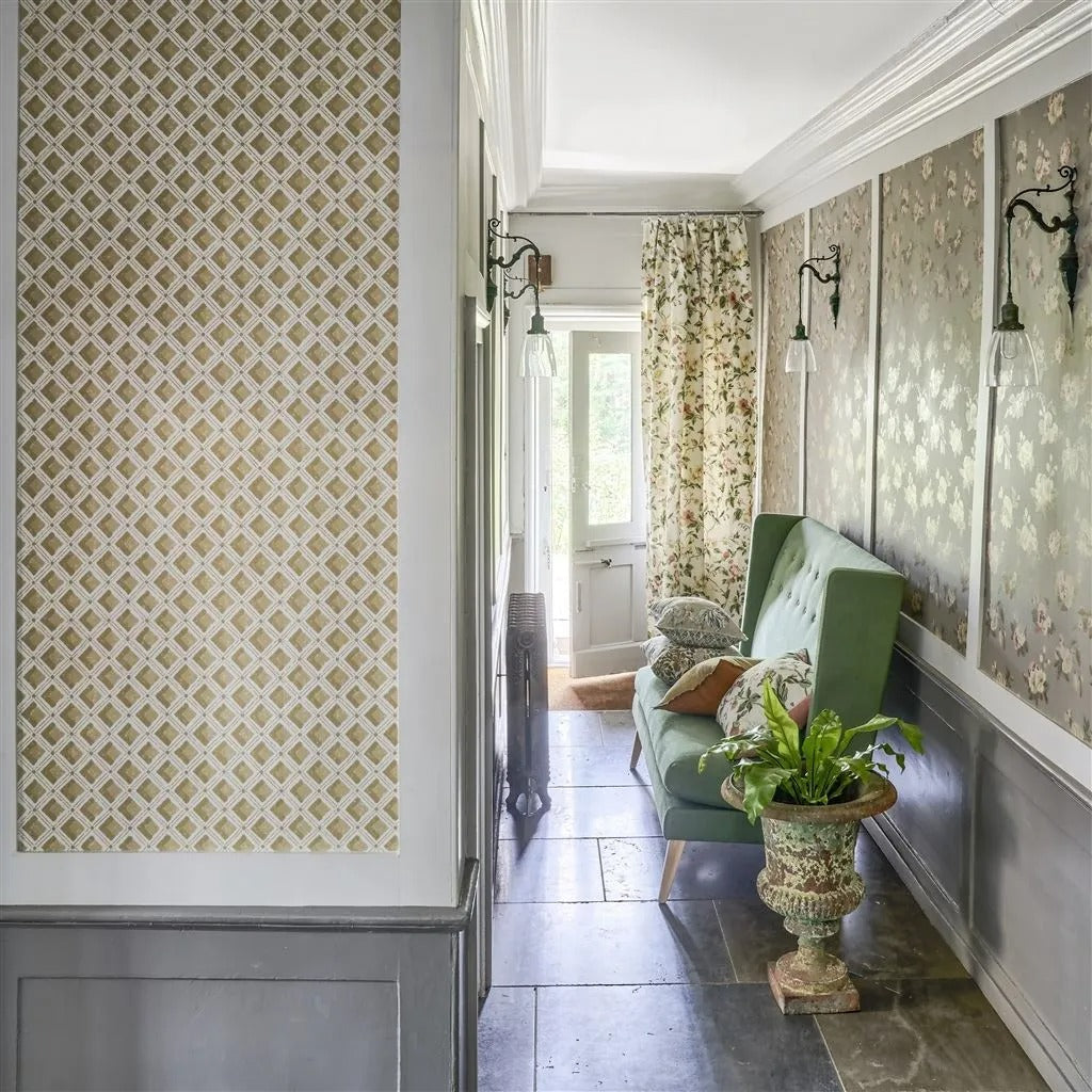 Craven Street Flower Room Wallpaper - Pink