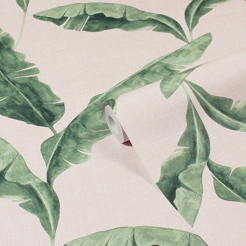 Plantain Wallpaper - Green