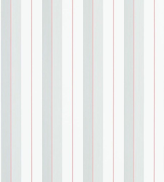 Aiden Stripe Wallpaper - Silver