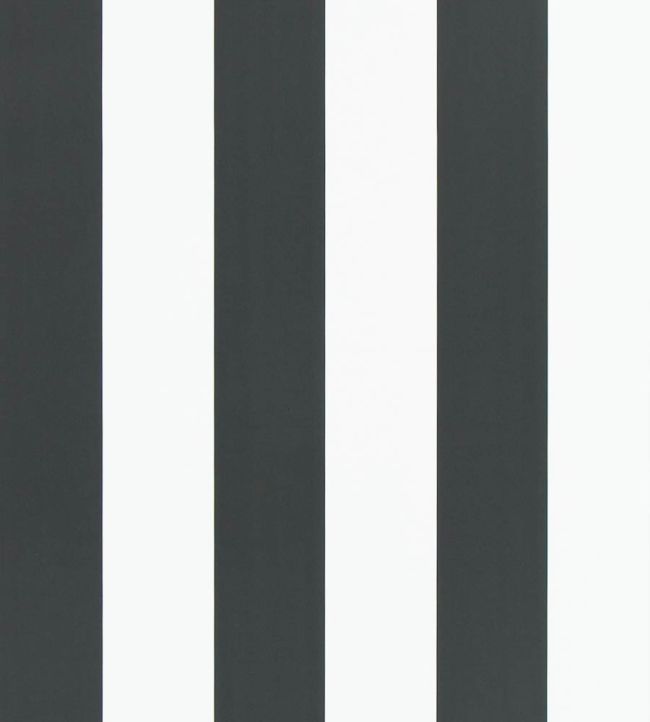 Spalding Stripe Wallpaper - Black