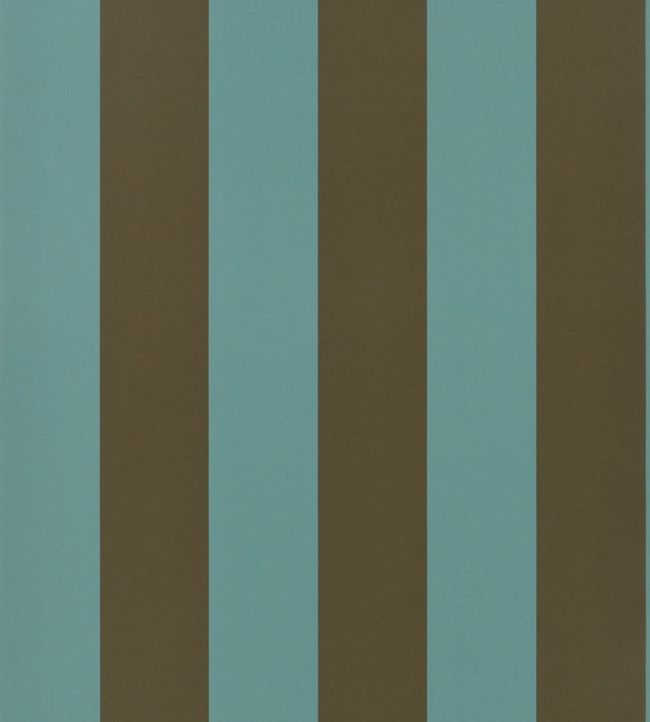 Spalding Stripe Wallpaper - Teal