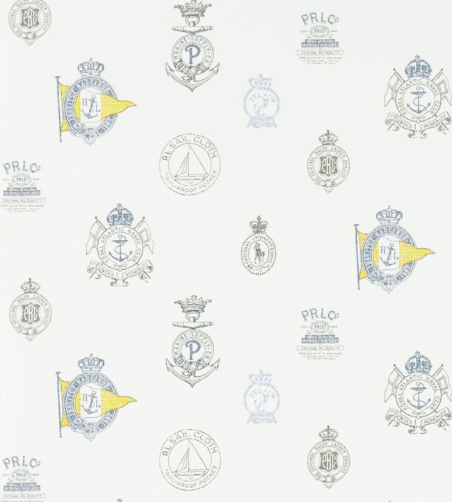Rowthorne Crest Wallpaper - White