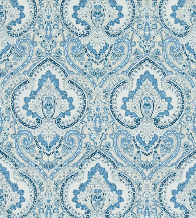 Castle Head Paisley Wallpaper - Blue
