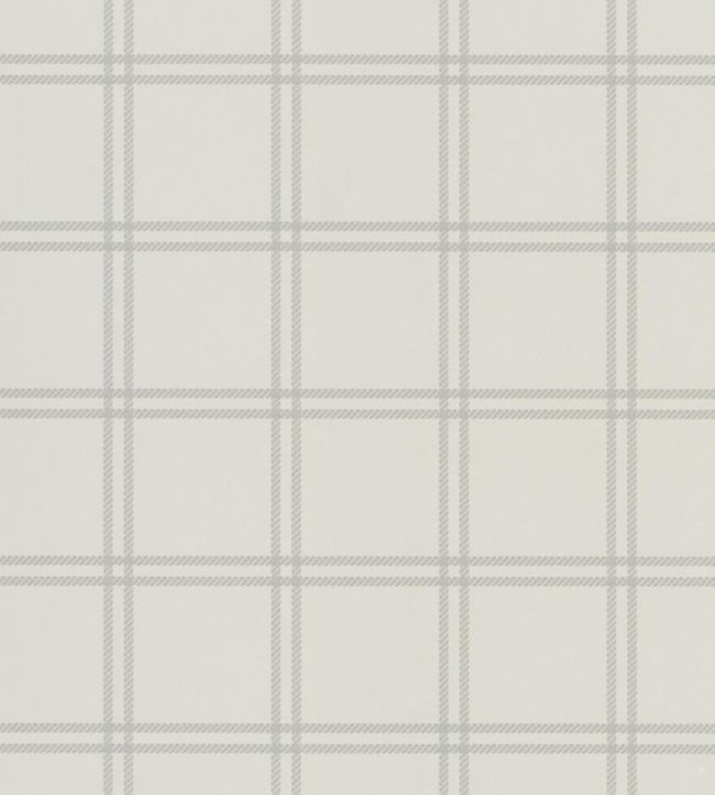 Shipley Windowpane Wallpaper - Gray