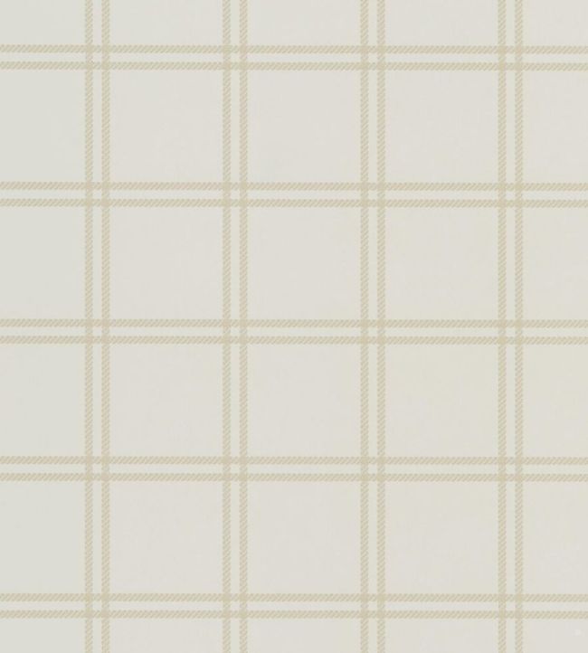Shipley Windowpane Wallpaper - Cream